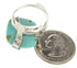 Silver And Turquoise Southwest Ring Size 5-1/4 IS61318